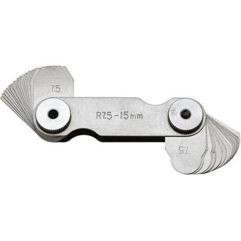 Radienschablone 17 Blatt 1,0-7,0mm FORMAT