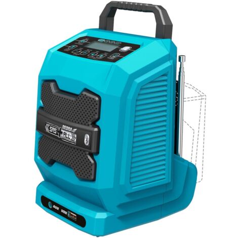 RADIO AKUMULATOROWE BLUETOOTH 18V USB SAS - DED7005