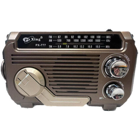 Radio AM FM con Bluetooth, radio portátil vintage con transistores, batería recargable, 4 pilas AA, toma de pared, AUX, altavoz grande, auriculares, pequeños regalos para personas mayores