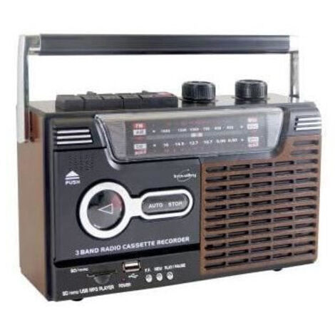 RADIO AM FM K7 LECTEUR ENREGISTREUR - INOVALLEY - RK10N