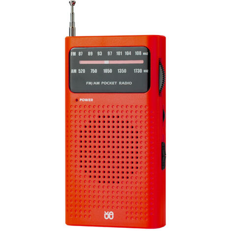 Radio AM/FM portable, alimentée par piles AA, radio transistor de poche, excellente réception,