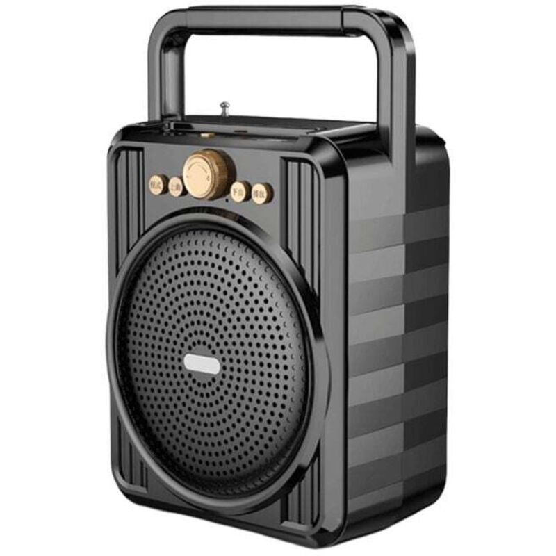 Radio am fm portable avec la meilleure réception, haut-parleur clair, radio rétro à ondes courtes, batterie rechargeable pour camping en plein air,