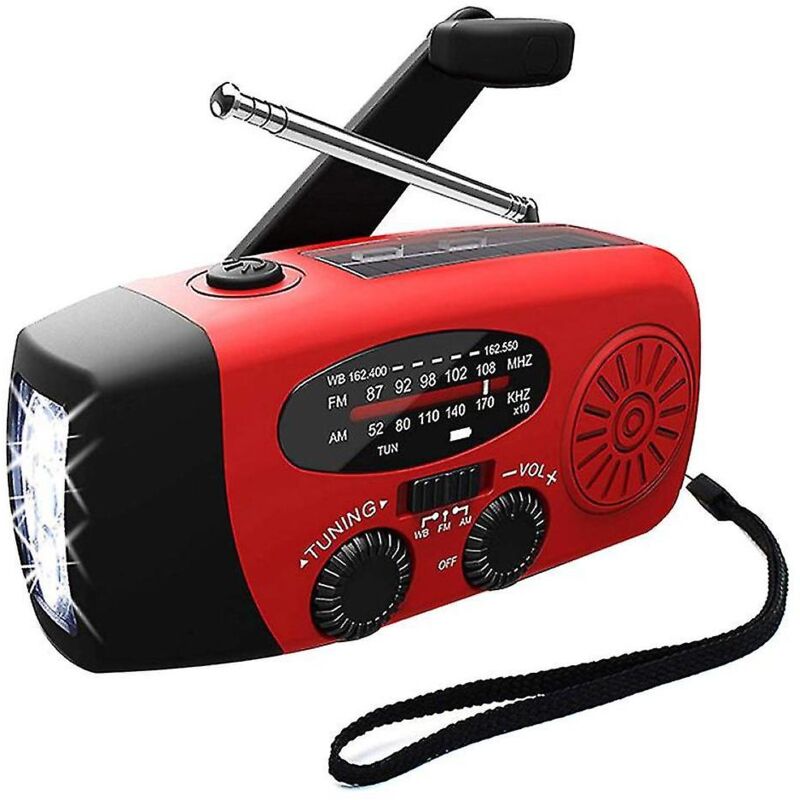 Fei Yu - Radio am/fm/() d'urgence à énergie solaire, lampe de poche, chargeur pour téléphones portables : les smartphones et nous