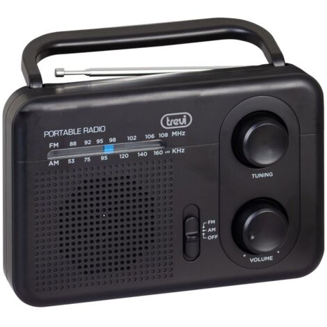 Radio Analógico Portátil TREVI AU09515115   AM, FM, a CC/Batería