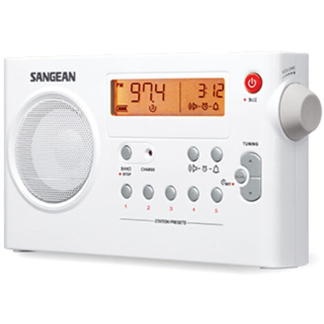 Radio Analógico Radio portátil SANGEAN PRD7 AM, FM a Batería reca