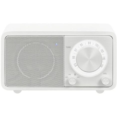 Radio Analógico y Digital Radio portátil SANGEAN SWR7MATTWH AM, F