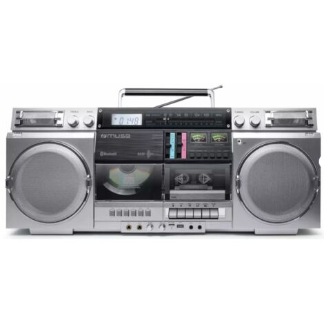 Radio cd portable gris - Muse - M-380GBS