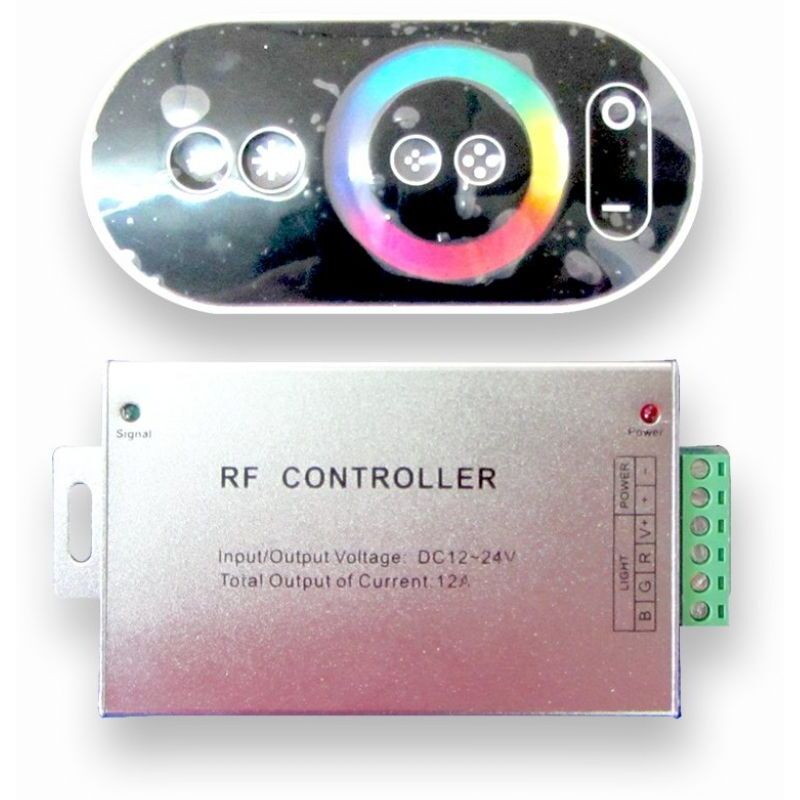 VT-2405 Radio Centraliana Controller per Striscia led rgb con Telecomando Touch sku 3312 - V-tac
