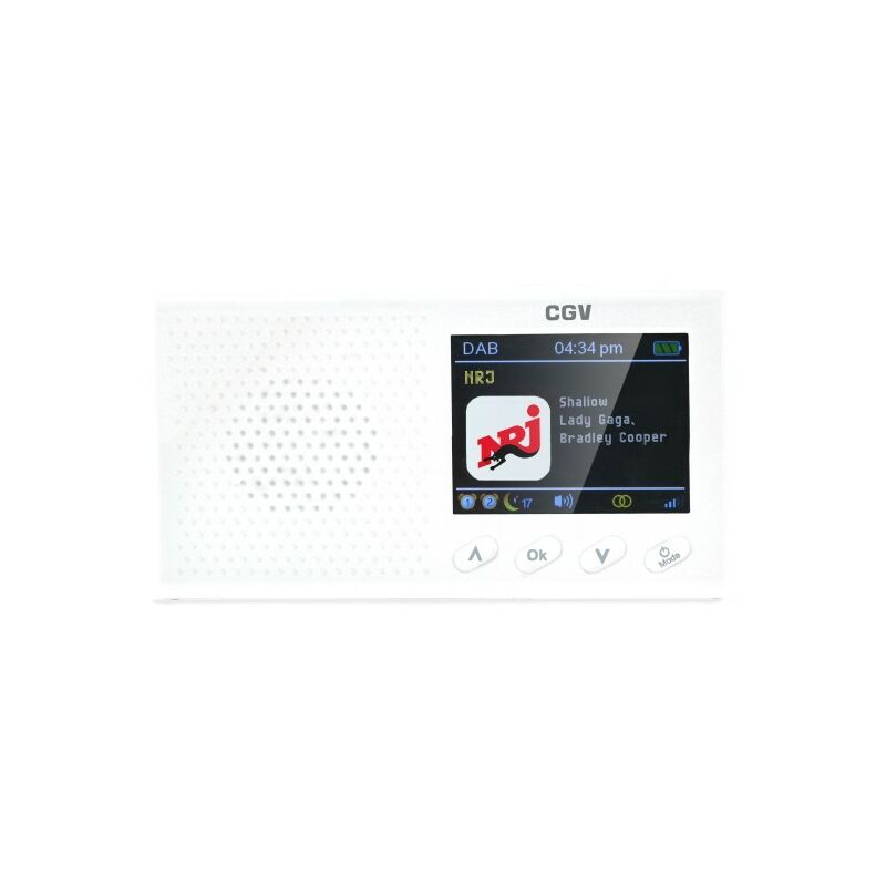 CGV - Radio dab+ dr Pocket+ Blanc