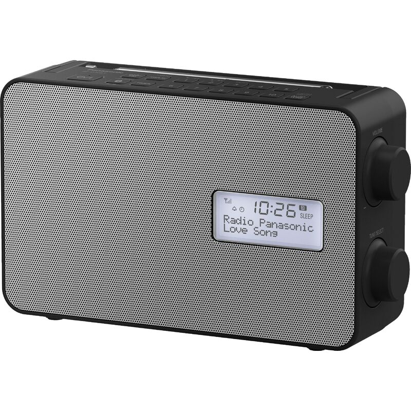 Panasonic - RF-D30BTEG-K Radio de cuisine dab+, fm Bluetooth, aux fonction réveil, protégé contre les projections d'eau noir Y161592
