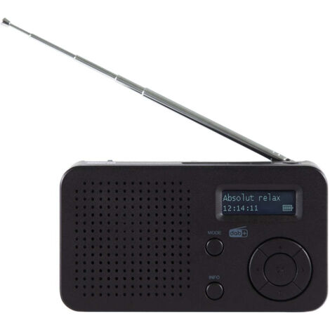 Radio dabfm portatile dabman 17 con bluetooth nero