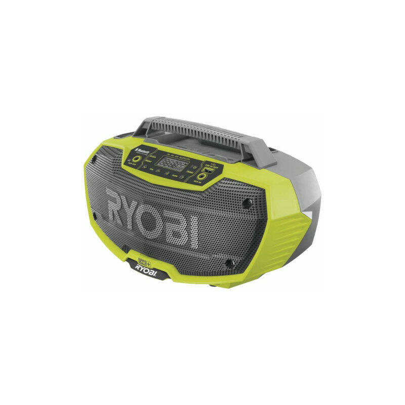 RYOBI Radio d'atelier stéréo 18V One+ - sans batterie ni chargeur R18RH-0
