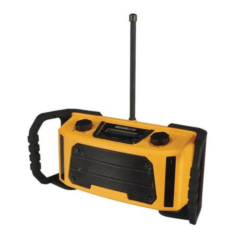 HQ-Power radio de chantier robuste - dab/dab+/fm - 2 x 2.5 w