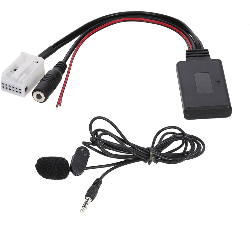 

Radio de coche RD4 BT Music AUX llamada telefonica manos libres MIC adaptador de repuesto para Peugeot Citroen 12Pin