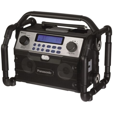 Radio de construcción de batería de ión de litio Panasonic EY37A2 14.4-18V - Bluetooth - funciona con alimentación de red