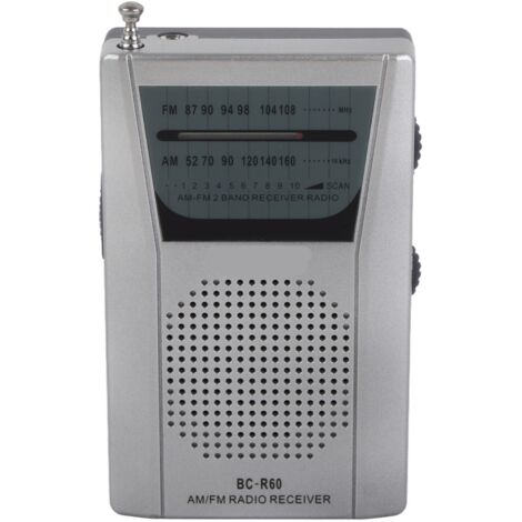 Radio de Poche AM FM Portable, Mini Radio Transistor Pratique et Multifonction - Idée Cadeau