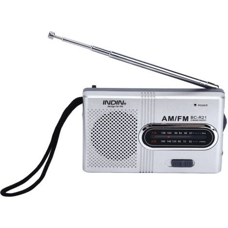 Radio de Poche Portable AM FM Mini Lecteur Radio Compact sur Piles