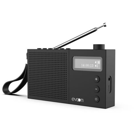 Radio despertador - EVOOM - EGY - Negro