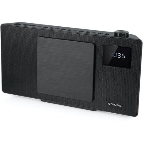 Radio Digital con Altavoz Montado en la pared MUSE 27955 FM, PLL