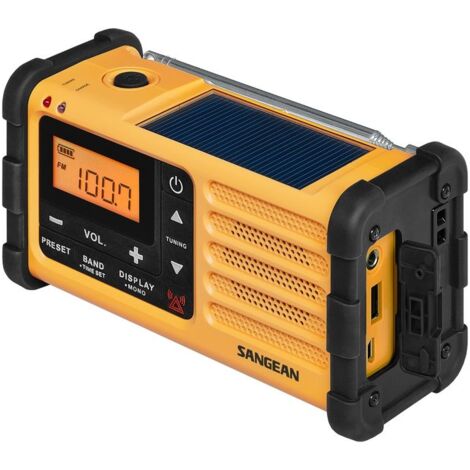 Radio Digital con Altavoz Portátil SANGEAN SURVIVOR M8 AM,FM,MW N