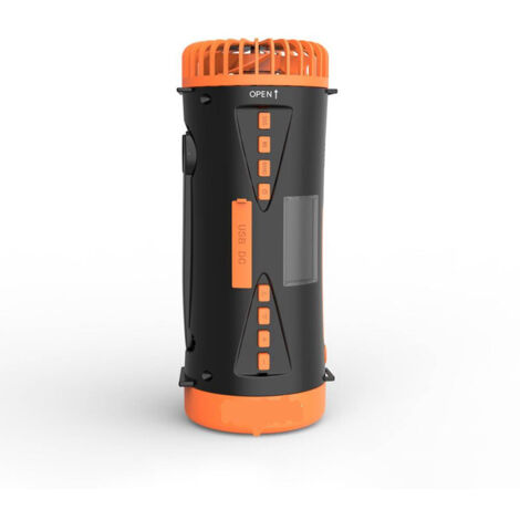 Radio d'urgence avec alerte météo NOAA, radio portable AM/FM NOAA pour la survie, radio à batterie rechargeable, chargeur USB, écran LCD, lampe de poche, lampe de lecture, alarmes SOS pour la maison e