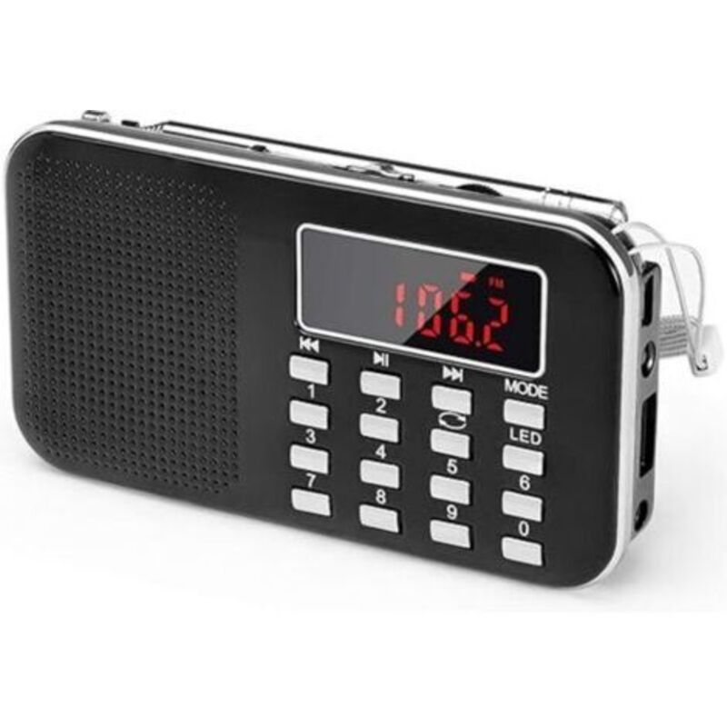 Radio d'urgence à piles avec recharge USB et dynamo – Lampe torche intégrée – Compacte et portable pour situations d'urgence