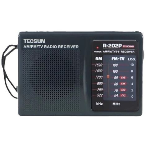 Radio FM AM Mini Radio Radio de Poche Portable Radio à Réglage Manuel avec Prise Casque Externe pour Bureau Extérieur Intérieur