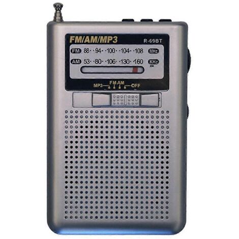Radio FM AM MP3 avec écran et haut-parleur B