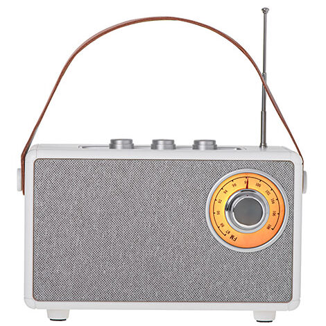 Radio FM blanche CR 1902 avec Bluetooth - USB-c