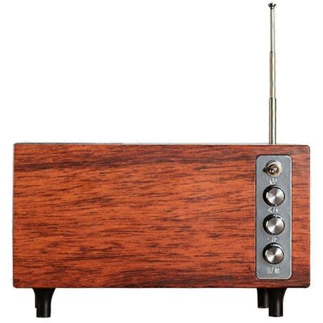 Radio FM portable, radio rétro classique, enceinte Bluetooth sans fil