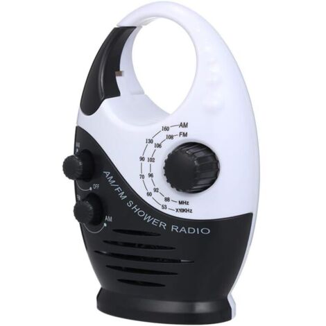 Radio impermeabile per doccia, doccia, volume regolabile, altoparlante a pulsante, altoparlante per bagno e doccia