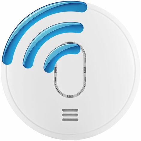Radio-Interlinked Battery Powered Optical Smoke Alarm - UltraFire UBS1RF