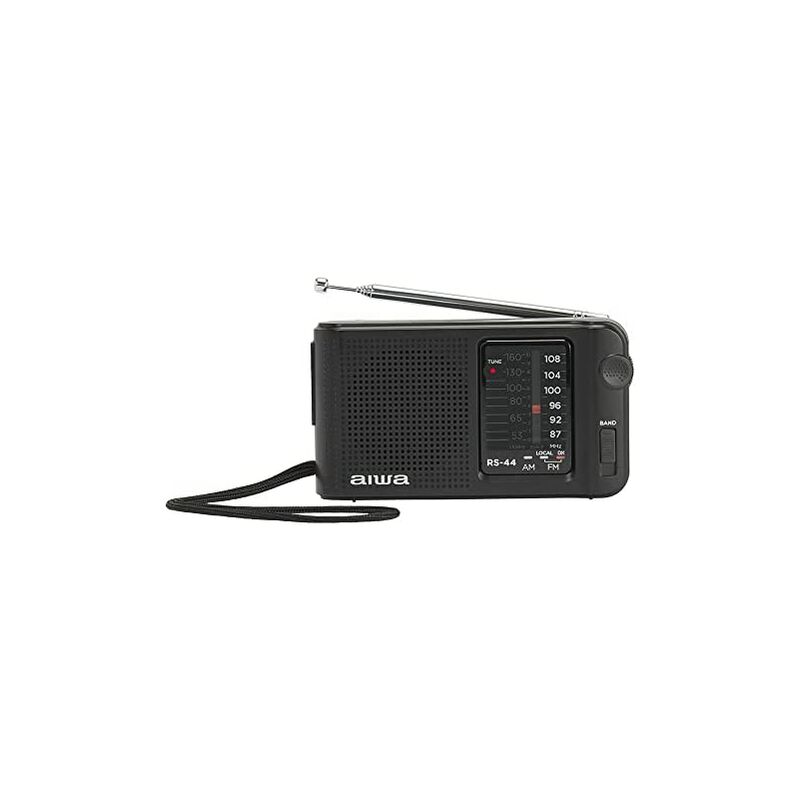 Radio mini formato aiwa rs-44 black pocket sistema...