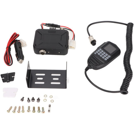 Radio Mobile 25W 200 Canaux VHF UHF Double Bande Écran Couleur Mini Transmetteur Voiture