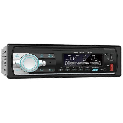 Radio multimédia MP3 12V Bluetooth mains libres autoradio stéréo numérique lecteur audio voiture.