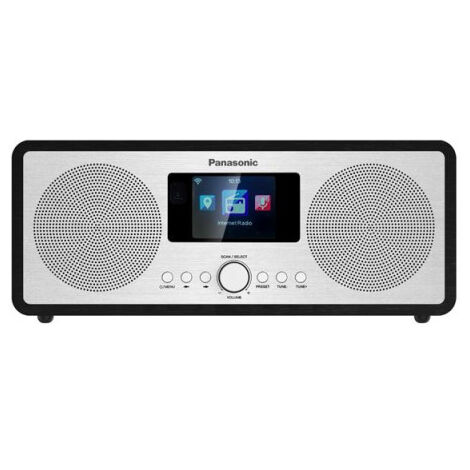 Radio Panasonic RF D40EG K Noir et Aluminum Brossé