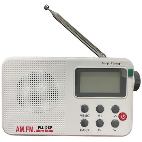 Radio portable AM/FM/SW à affichage numérique, mini radio stéréo