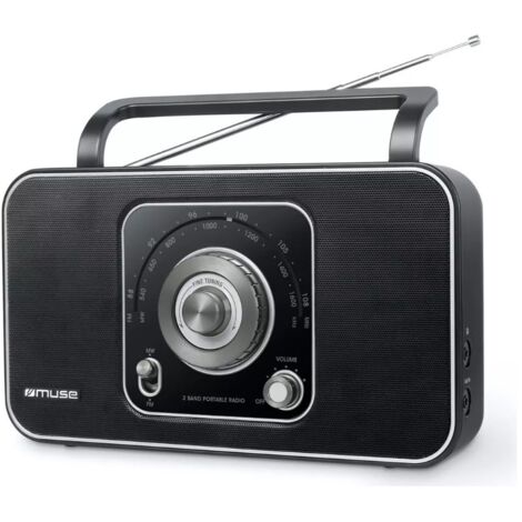 Radio portable analogique noir - Muse - M069R
