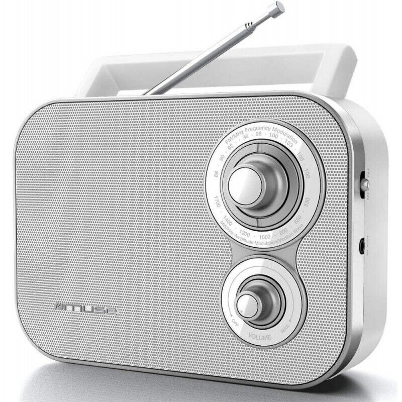 Radio portable blanc Muse m051rw