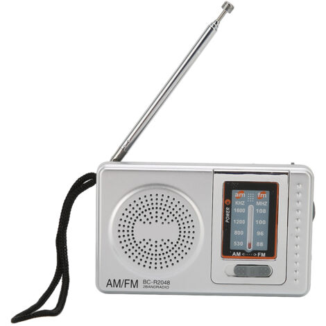 Radio Portable DSP AM FM avec Haut-Parleur Intégré pour Maison, Voyage, Urgence et Loisirs