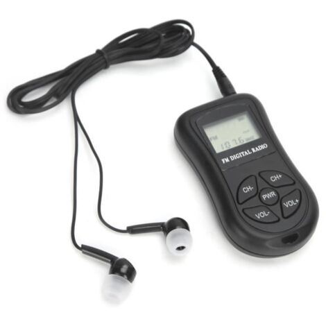 Radio Portable - EJ.LIFE - KDKA-600 - Récepteur Stéréo FM - Affichage LCD - Écouteur Inclus