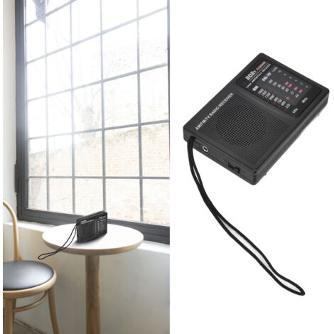 Radio portable FM/AM mini avec écouteurs externes