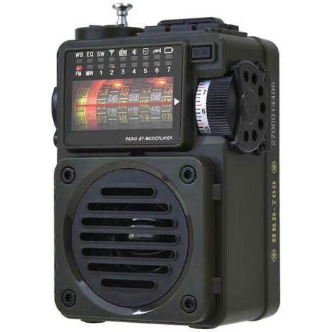 Radio portable mini AM/FM/SW à bande complète avec antenne intégrée