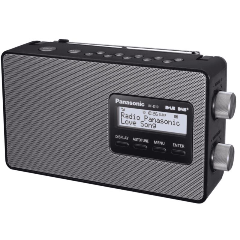 RF-D10 - Radio 2 w (numérique, dab, dab+, fm), noir - Panasonic