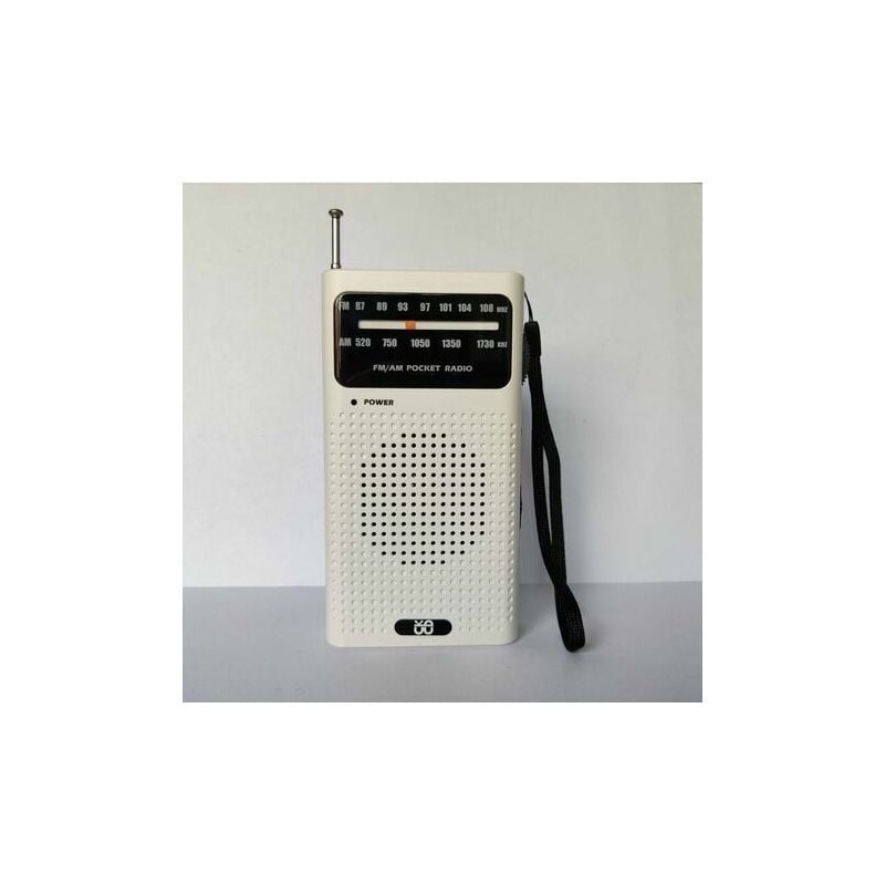 Tuserxln - Radio Portable Poste Radio Transistor Radio de Poche Petite fm am Radio, et Haut-Parleur(le noir)