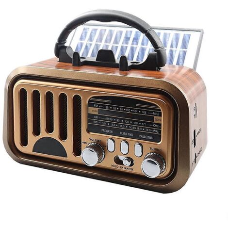 Radio portable vintage classique rétro FM AM SW B