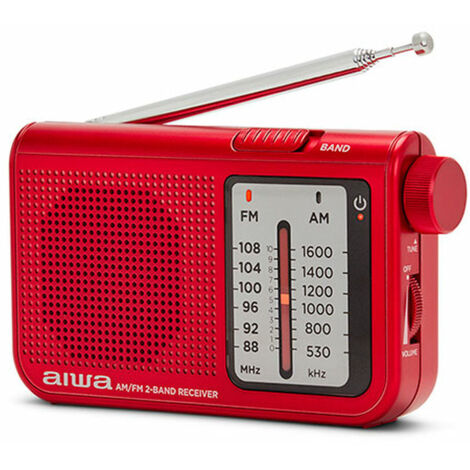 Radio portatil aiwa rs - 55 rojo