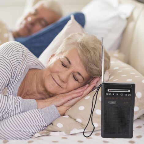 Radio portátil AM/FM – Modelo 2 – ABS – Sonido nítido y batería de larga duración – Compacta y ligera – Ideal para viajes y actividades al aire libre