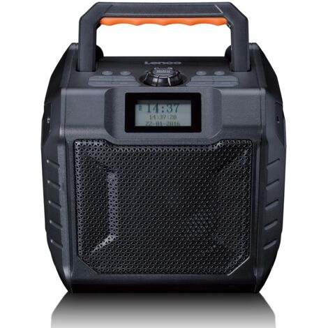Radio portátil DAB+/FM con Bluetooth, IPX5, batería de 20 horas