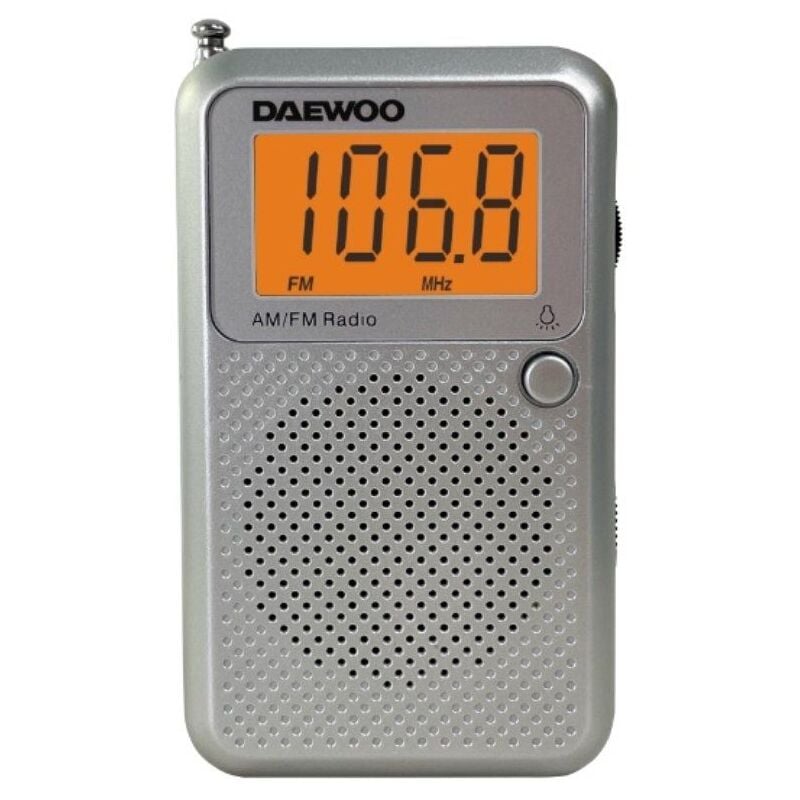 Daewoo - Radio portable dw1115/ gris